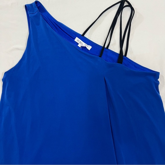 BCBG Royal Blue One Shoulder Woman's Mini Dress XL - Picture 5 of 10